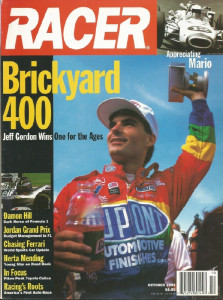 RACER MAGAZINE 1994 OCT - BRICKYARD & GORDON, DAMON HILL, BRYAN HERTA, MARIO